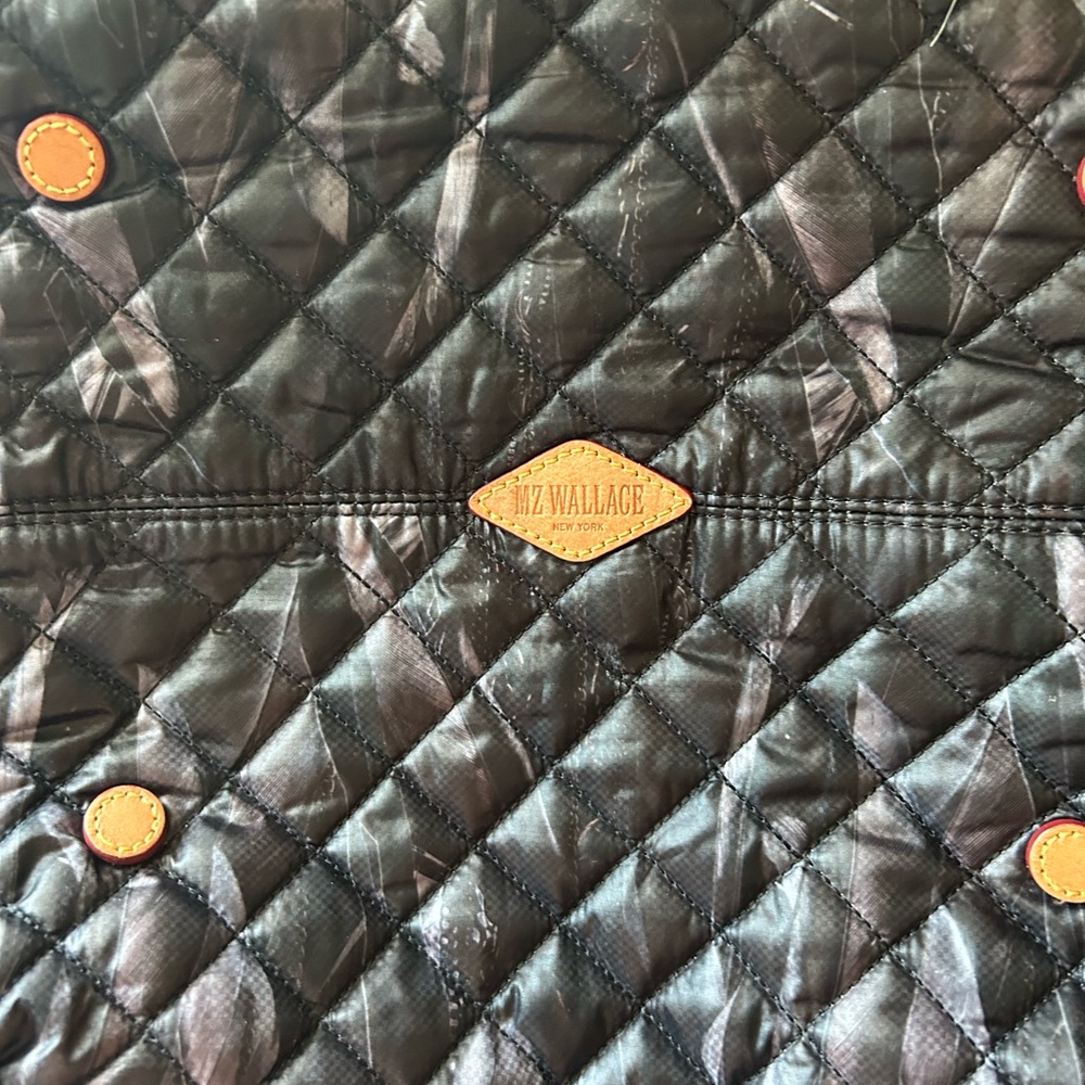 MZ Wallace Black Quilted Bag Large size - Picture 2 of 11